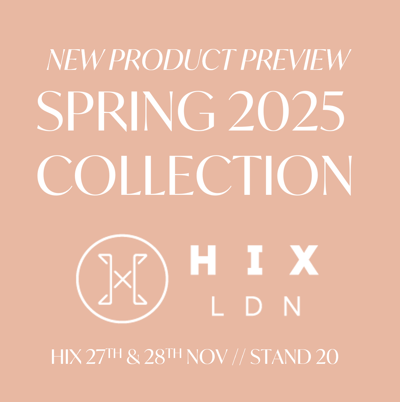 Chelsom to preview new collection at HIX