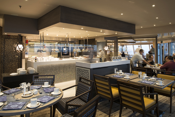 Crystal Serenity Lido Cafe Seating