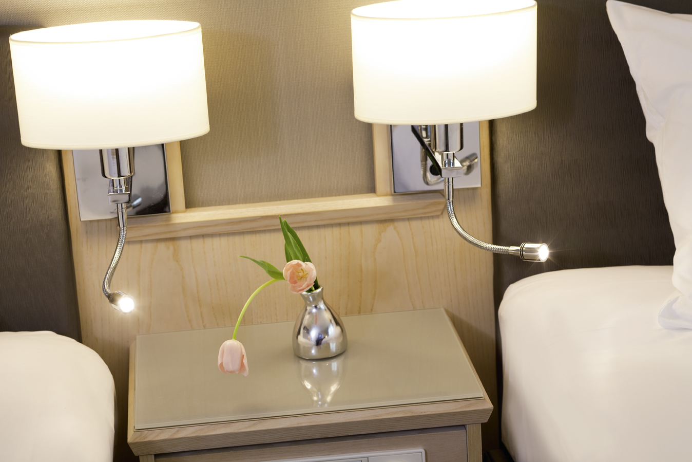 Detail Kamer Met Lampjes En Bloem