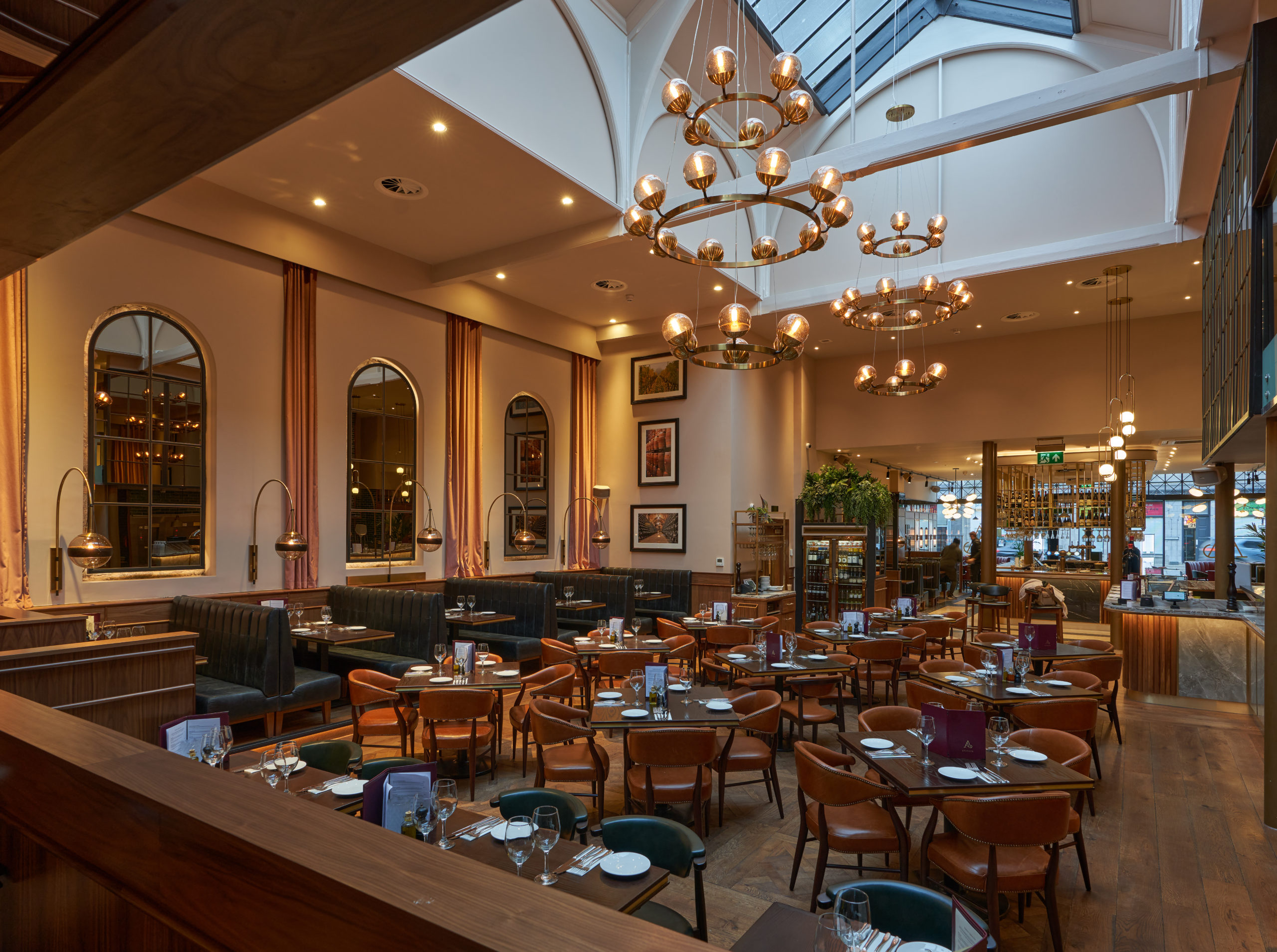 Amarone Restaurant Aberdeen Lighting